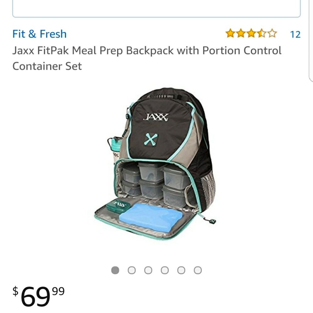 Jaxx Meal Prep Backpack